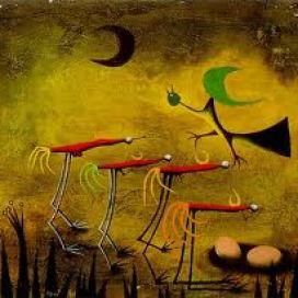 The Egg Thieves, 1960, Desmond Morris (United Kingdom 1928– ) (Photo credit: WikiPaintings.org)
