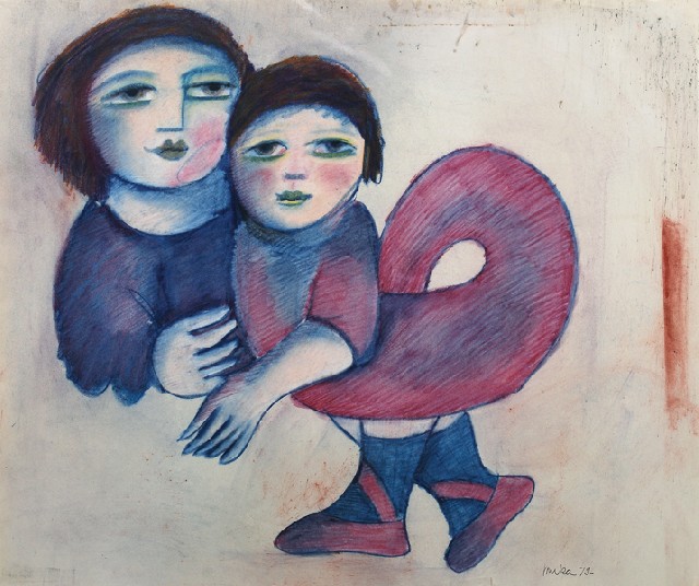 Mother & Child, 1979, Mirka Mora (France 1928– ). (Photo credit: art record.com)