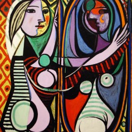 Girl before a mirror, 1932, Pablo Picasso (Spain 1881–1973). © 2014 Estate of Pablo Picasso / Artists Rights Society (ARS), New York (Photo credit: MoMA.org)